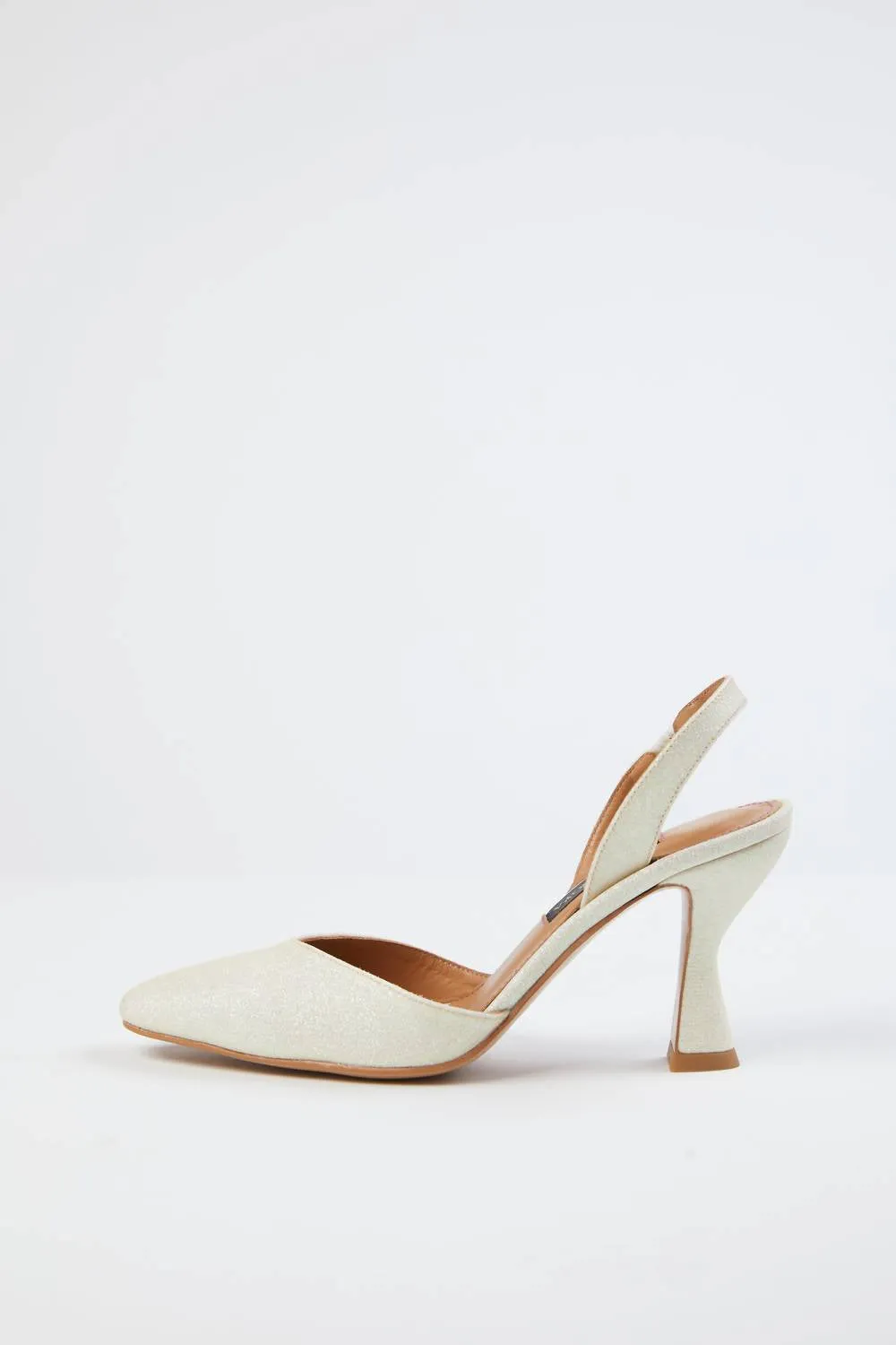 Agatha Heels In Champagne Flirty Mood Smart Vibe