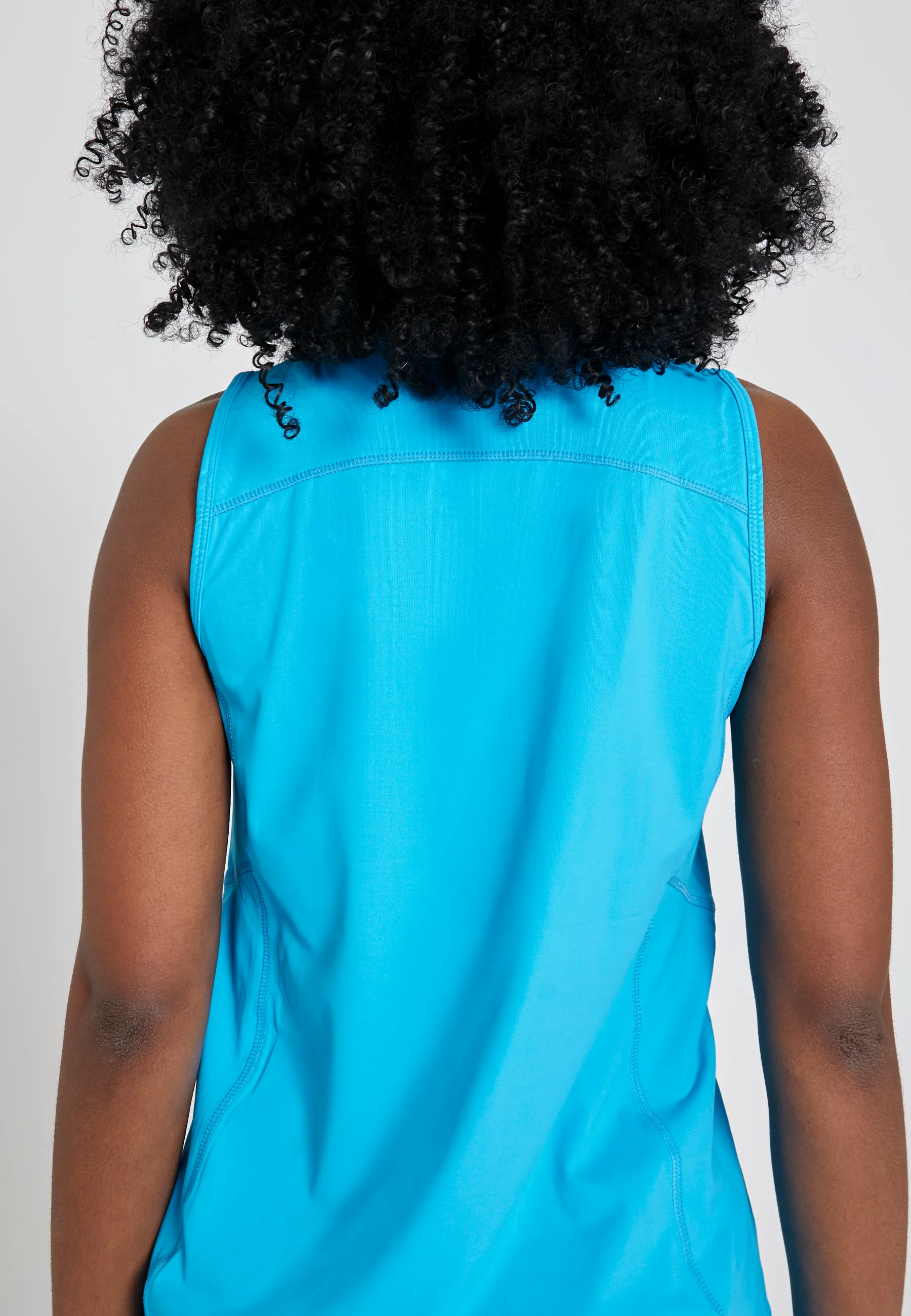 Tennis Loose Fit Tank Top Basic, turquoise Operator - trained Active Flexible