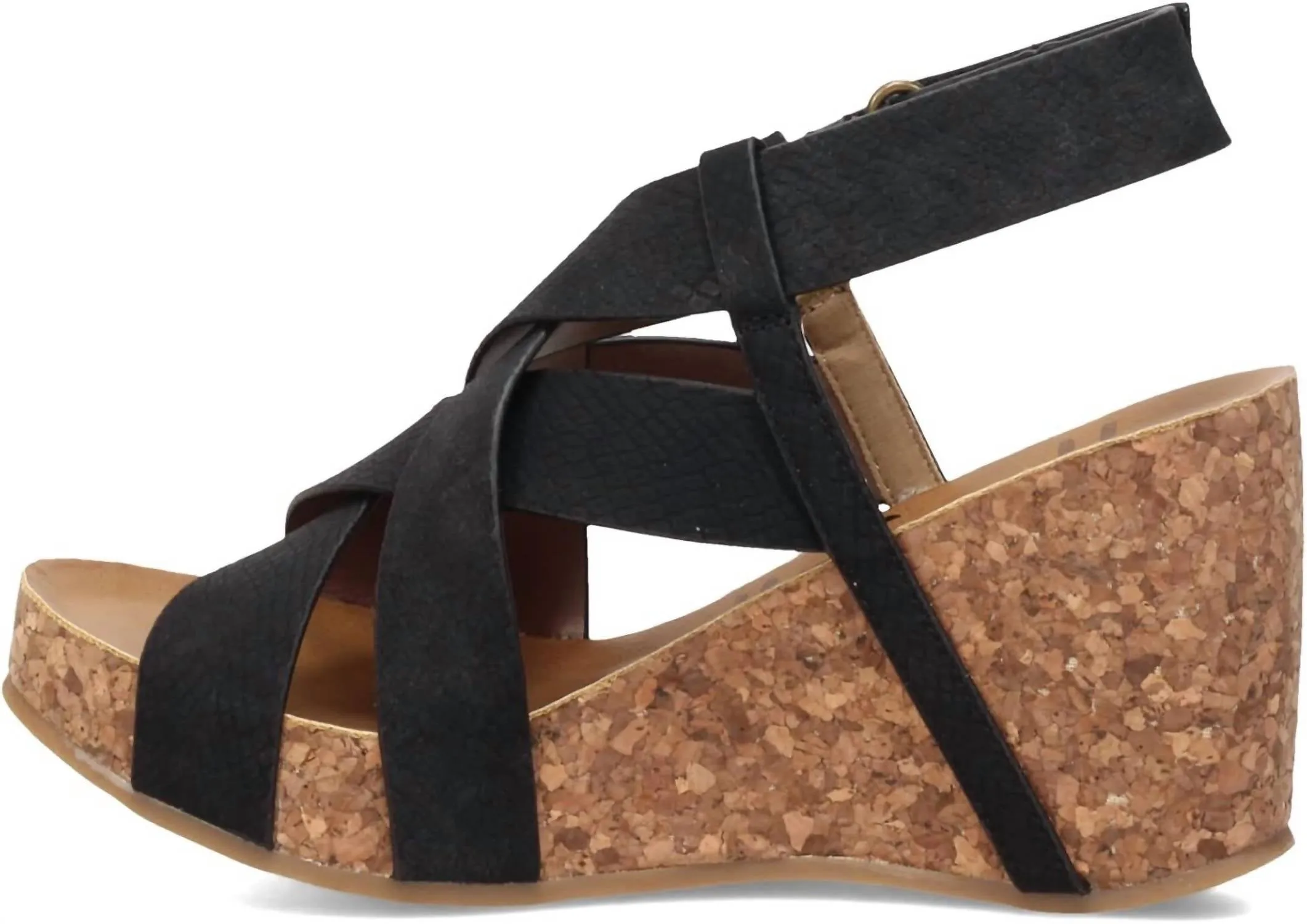 Retro Stilettos Elegant Hotsun Wedge Sandals In Black