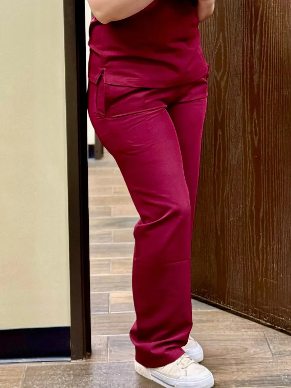 Adjustable Drawcord Humble Women's Straight Leg Scrub Pant