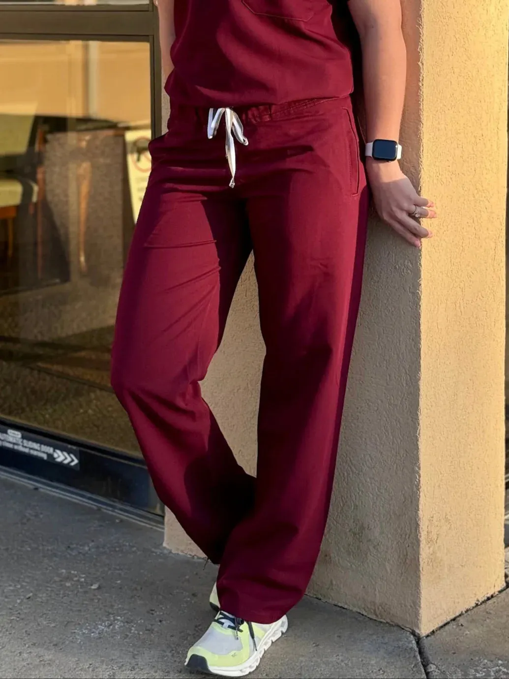 Humble Women's Straight Leg Scrub Pant Trendy Cut Chilly Weather Fit