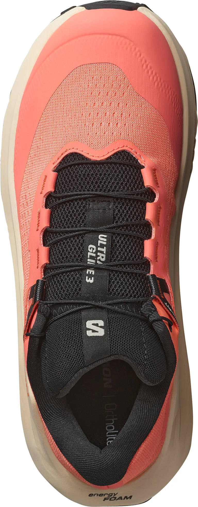 long - distance capable Friction Reduction Tech Salomon Ultra Glide 3 Womens Trail Running Shoes - Orange