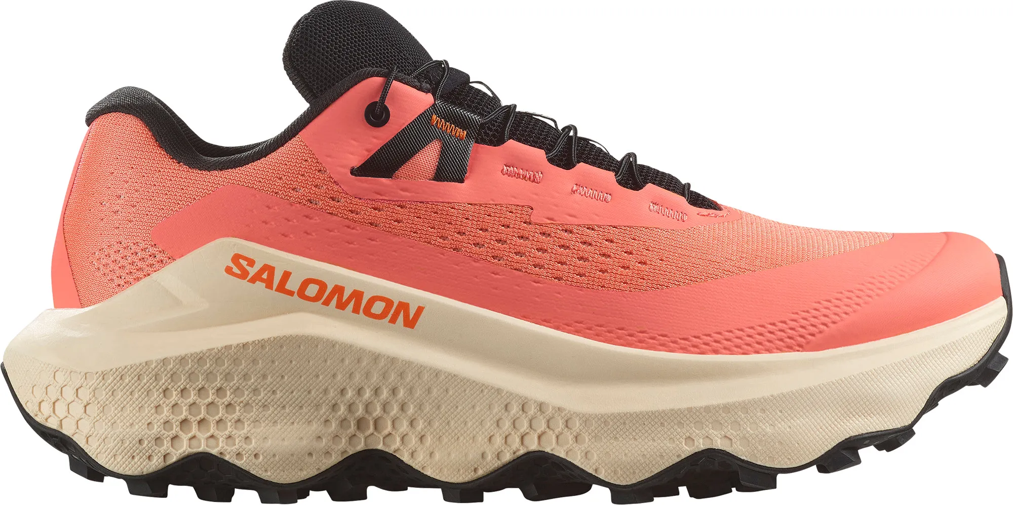 Bouncy Cushion Compound Salomon Ultra Glide 3 Womens Trail Running Shoes - Orange