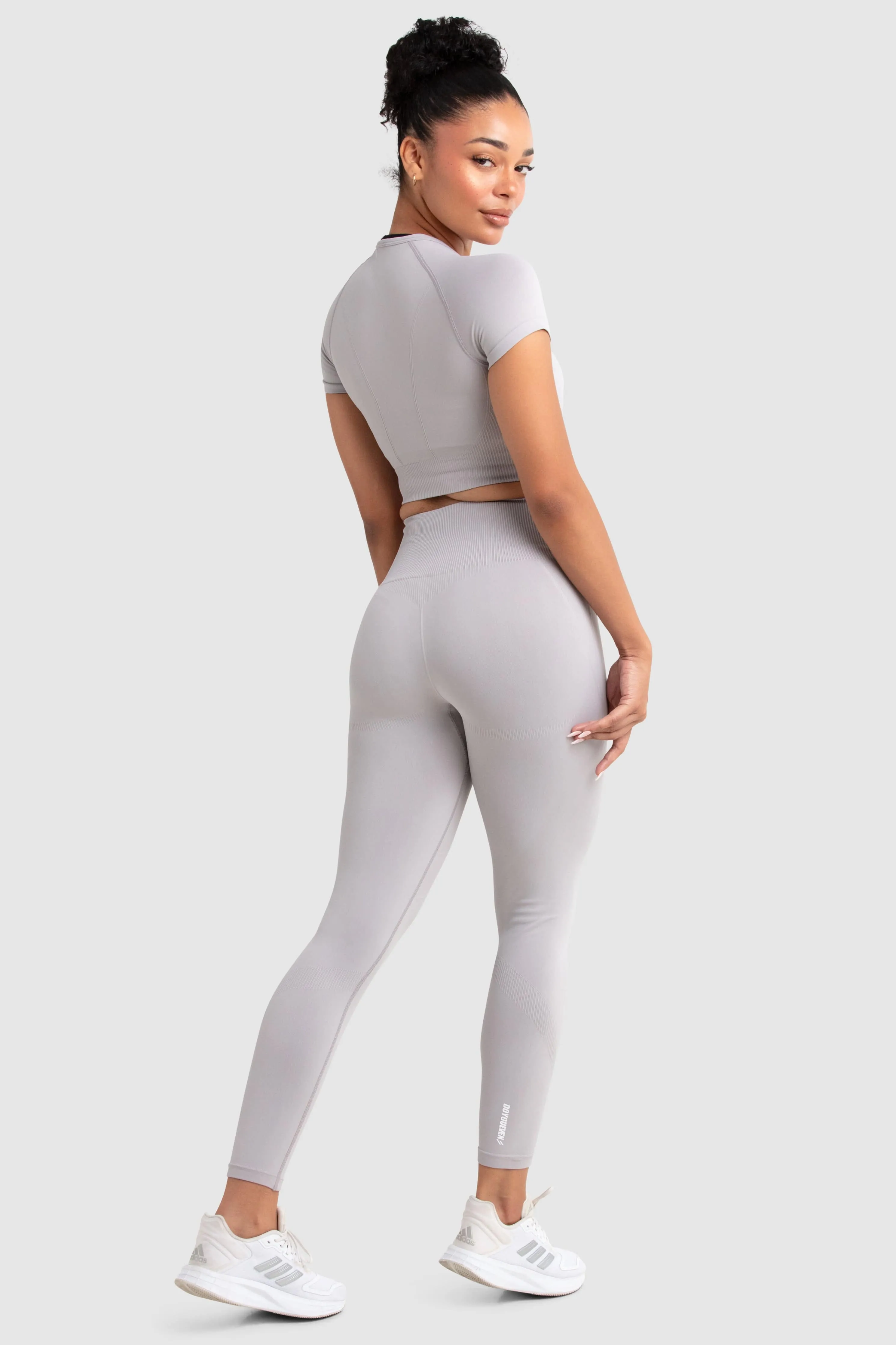 Hyperflex 2 Leggings - Light Grey Body Hug Total Comfort
