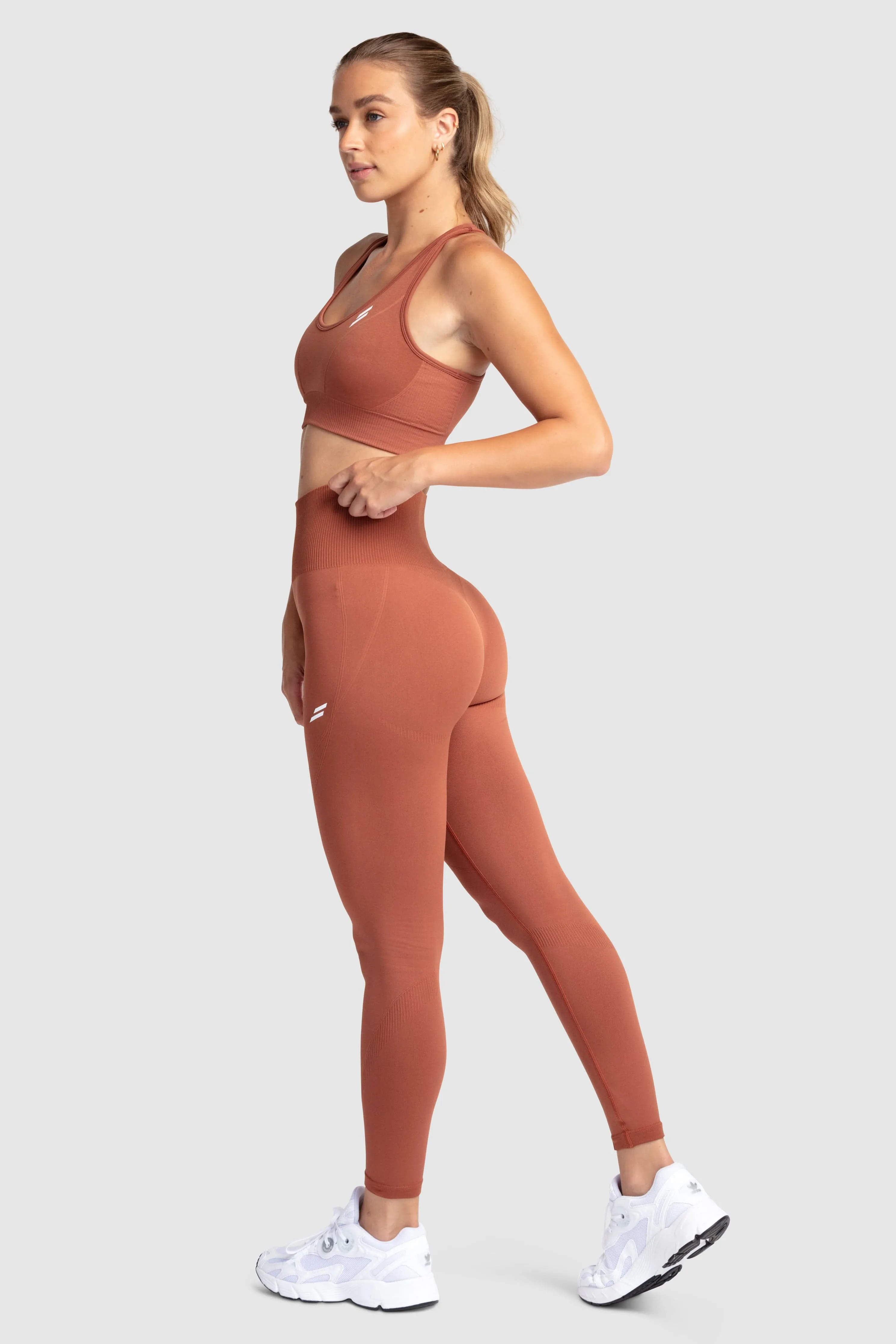 Hyperflex 2 Leggings - Rich Brown Fresh Fit