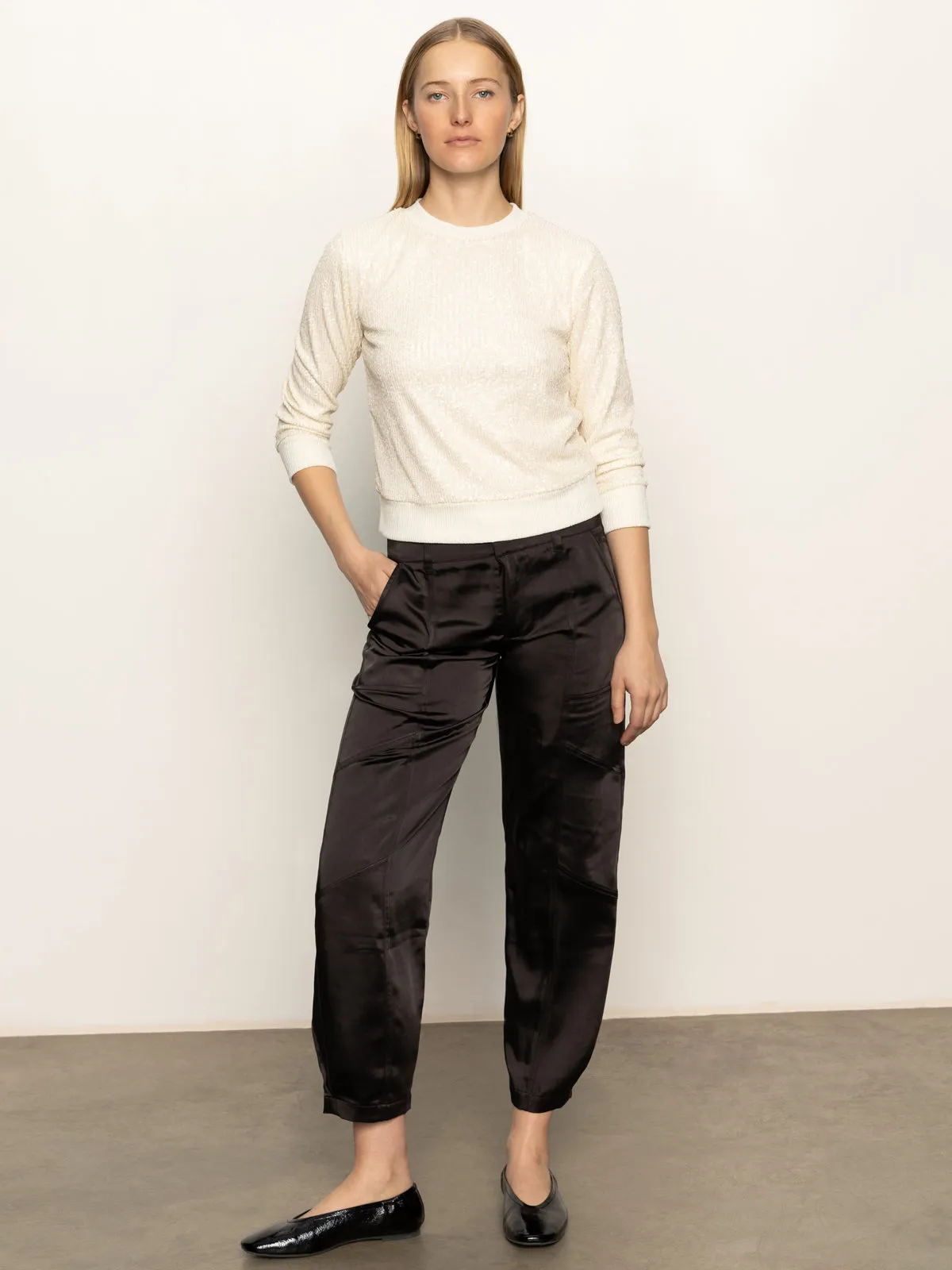 Fit for All Seasons Relaxed Sparkle Popover Chalk