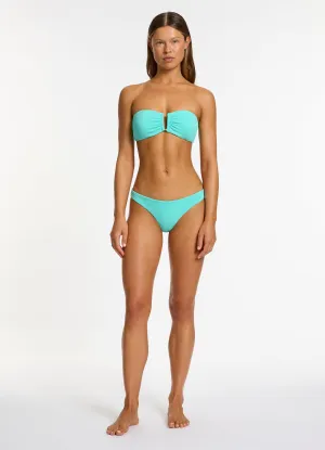 Smooth Edge Finish Quick Access Side Pockets Isla Rib Hipster Bikini Bottom - Dolce