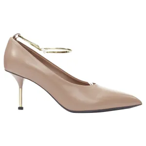Jil Sander nude anklet point toe pump Shock Resistant