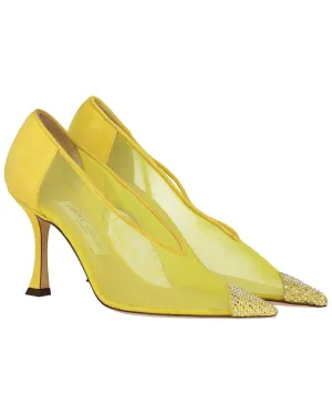 Lightweight Design Jimmy Choo Nicole 90 Mesh Heel