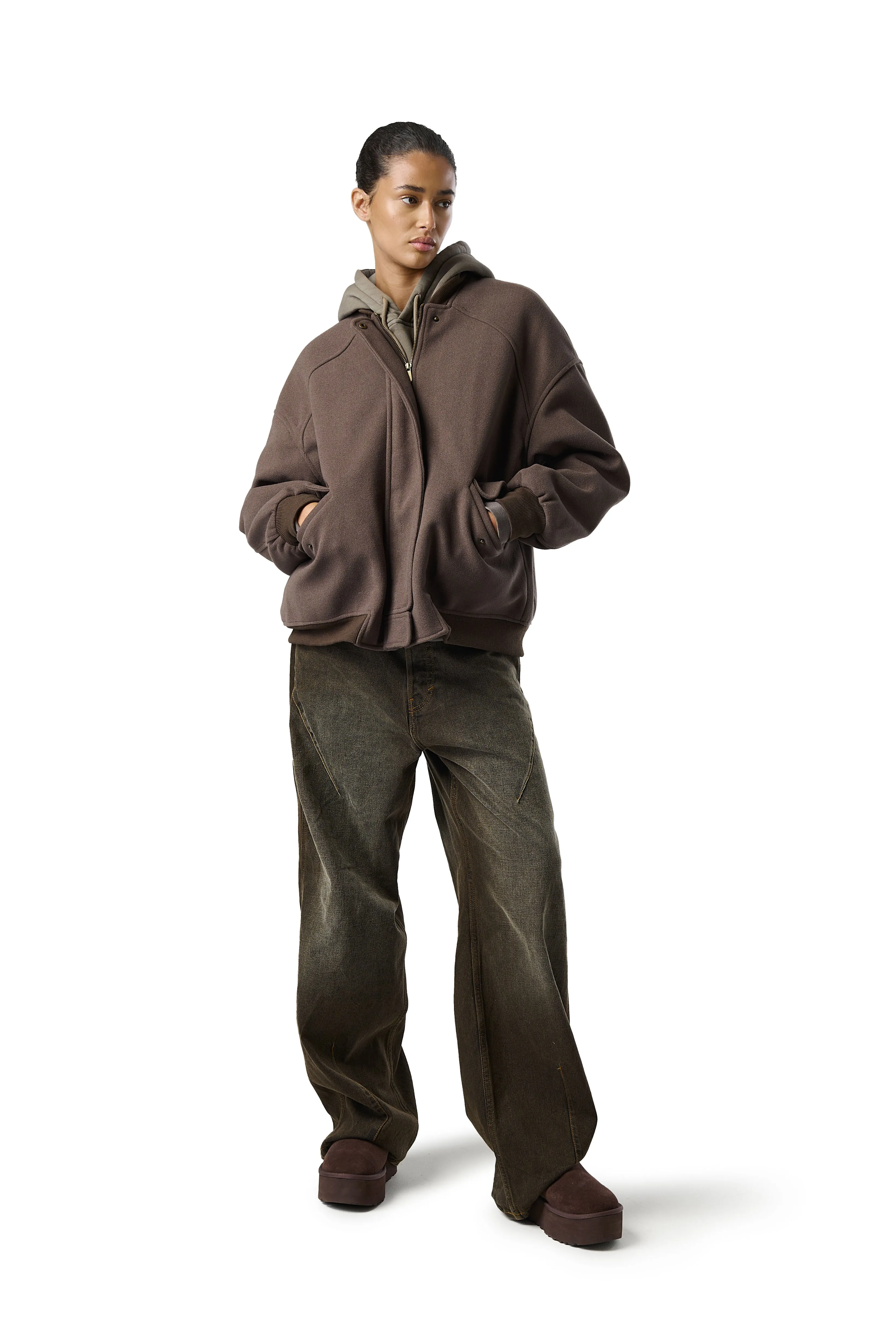 Lightweight Warmth Core Cross Ventilation Panels Joe Bomber Jacket