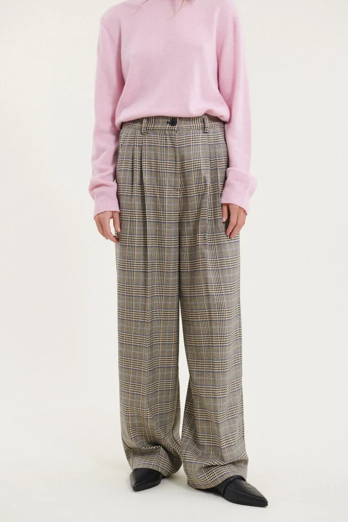 Jorie Pants - Light Khaki/Black LowProfileStitching Travel Ready