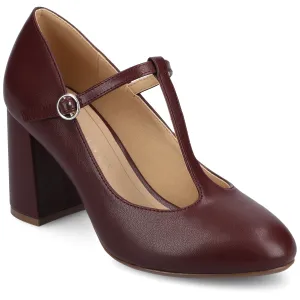 Heeled Sandals Smart Edge Journee Women's Talani T-strap Dress Pumps