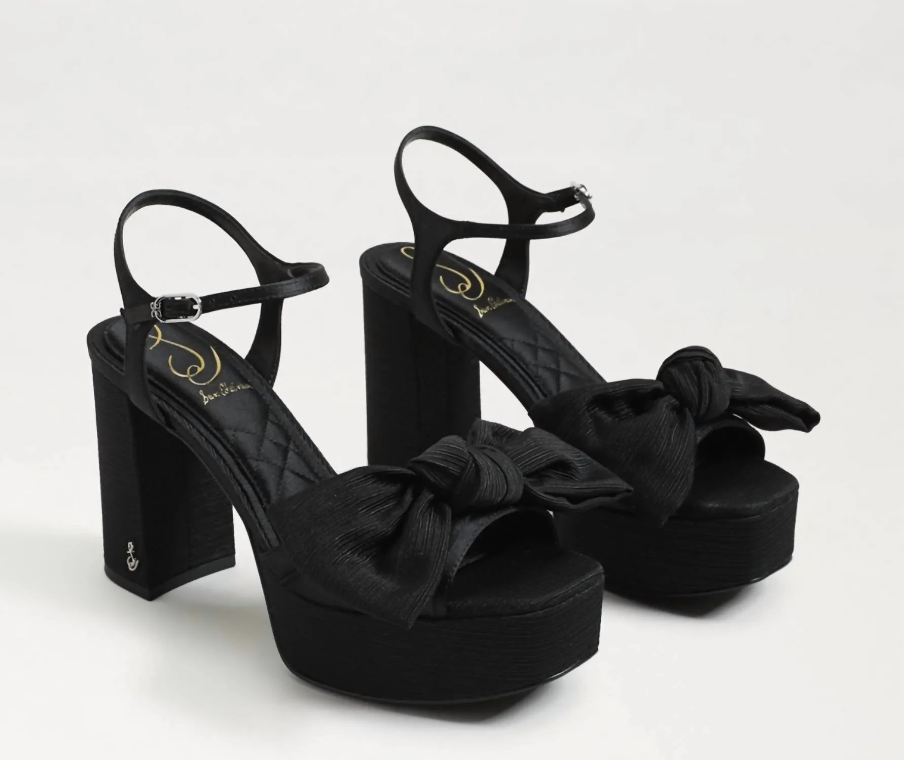 Julieta Platform Heel In Black Impact protection