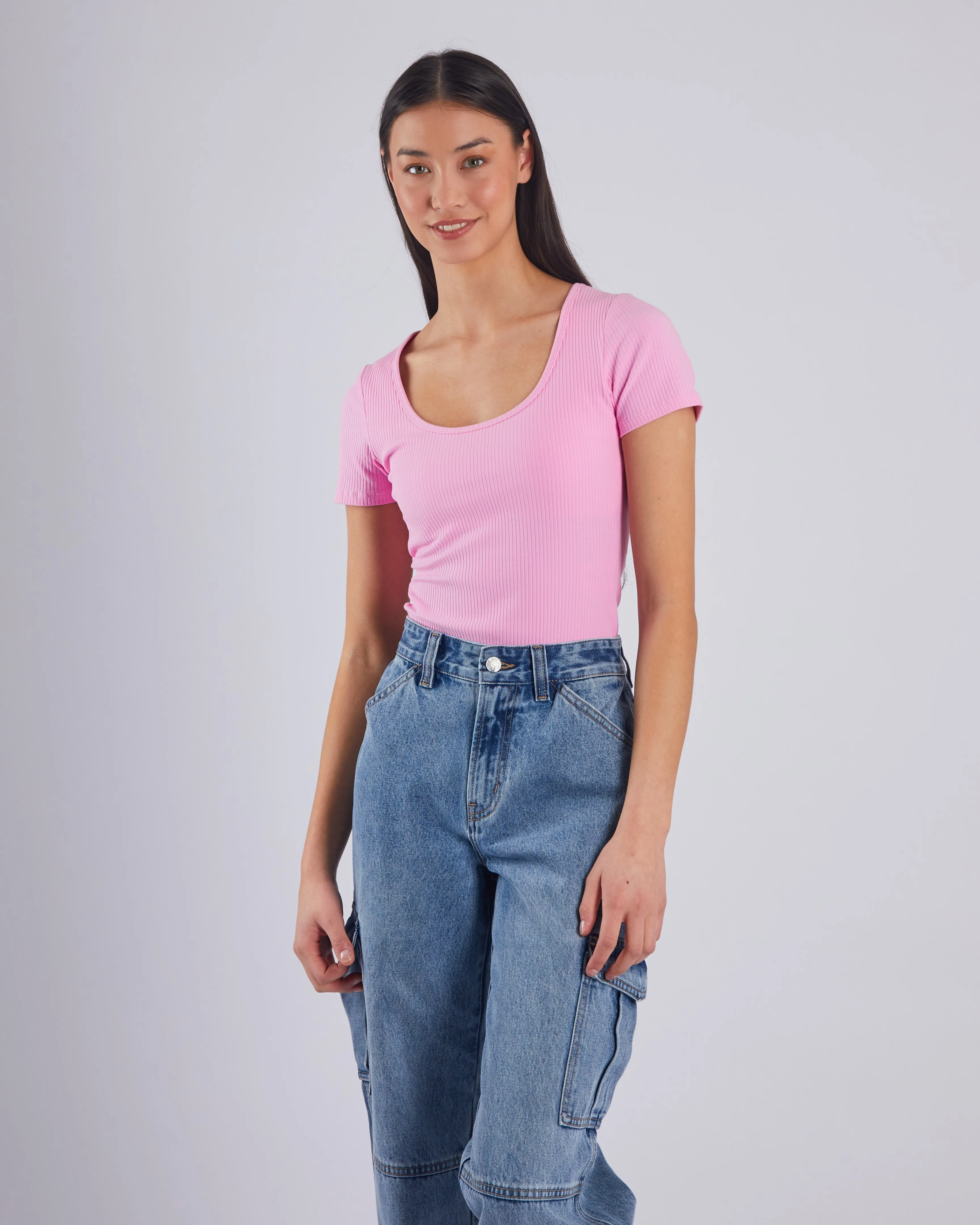 Kaleigh Body Suit Soda Pink Thin Core