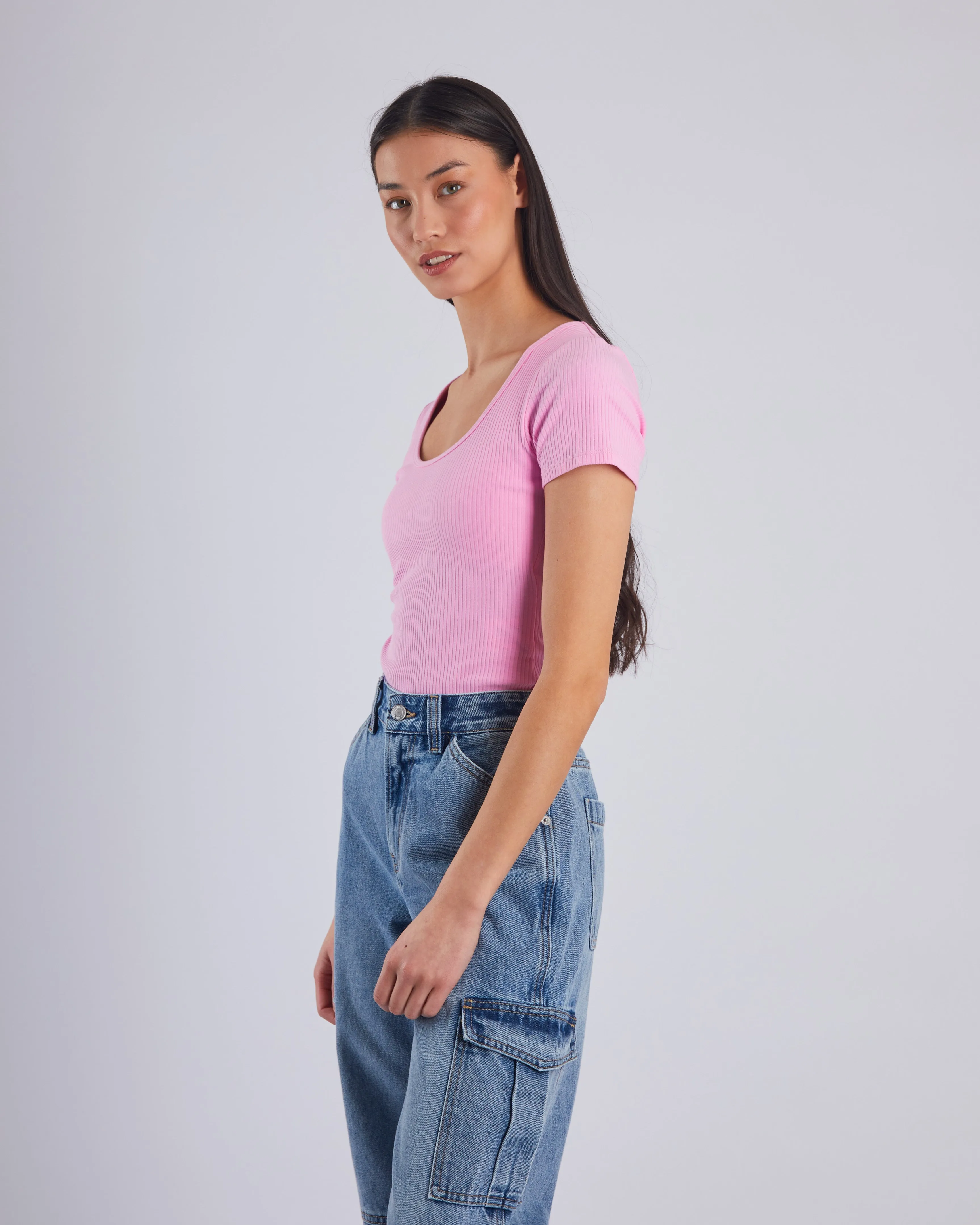 Comfort waistband Kaleigh Body Suit Soda Pink