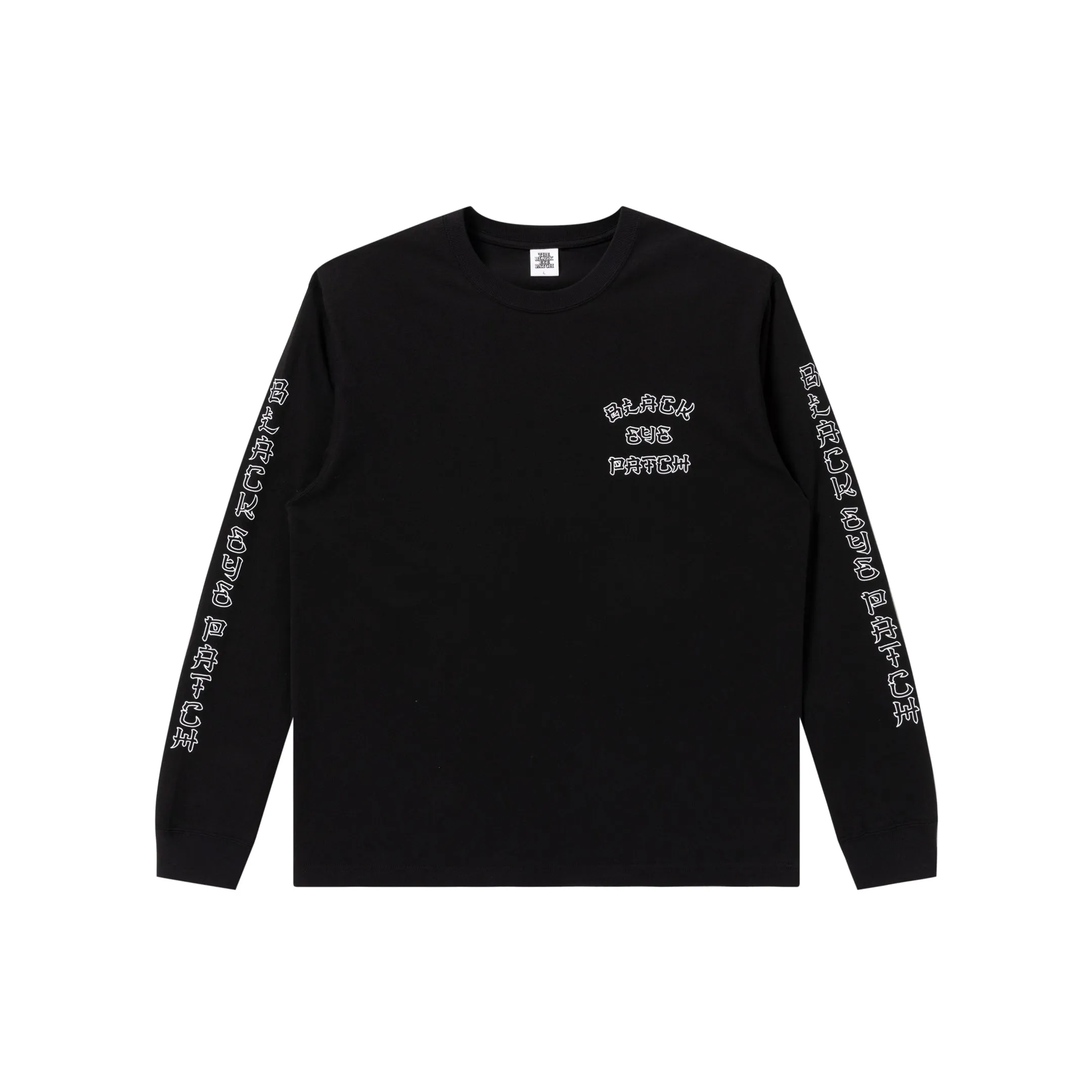 KANJI LOGO L/S TEE BLACK Prom Sleek Layer