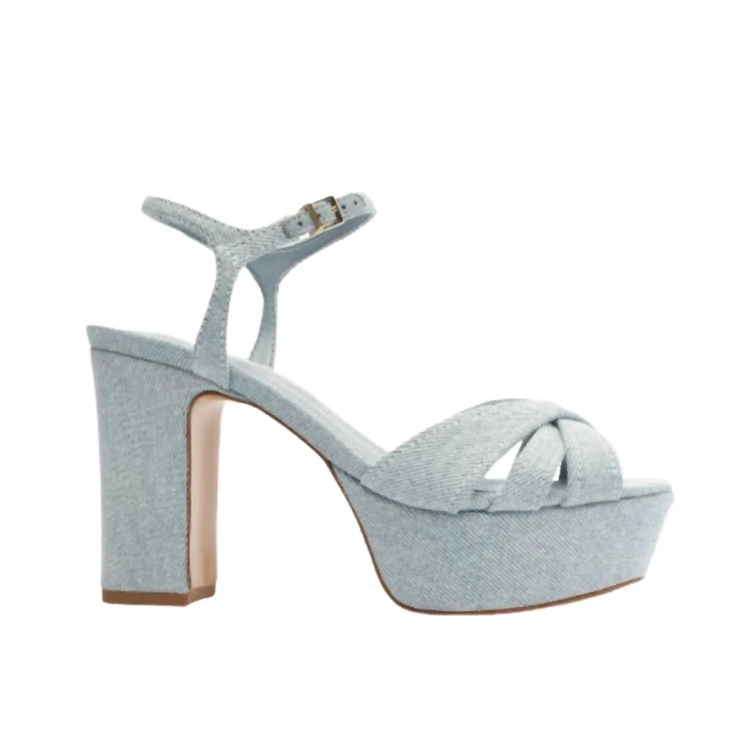 Classy Choice Keefa Heels In Sea Blue Sea