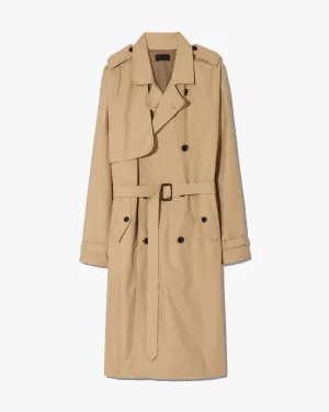 KIERAN TRENCH COAT Microfiber texture