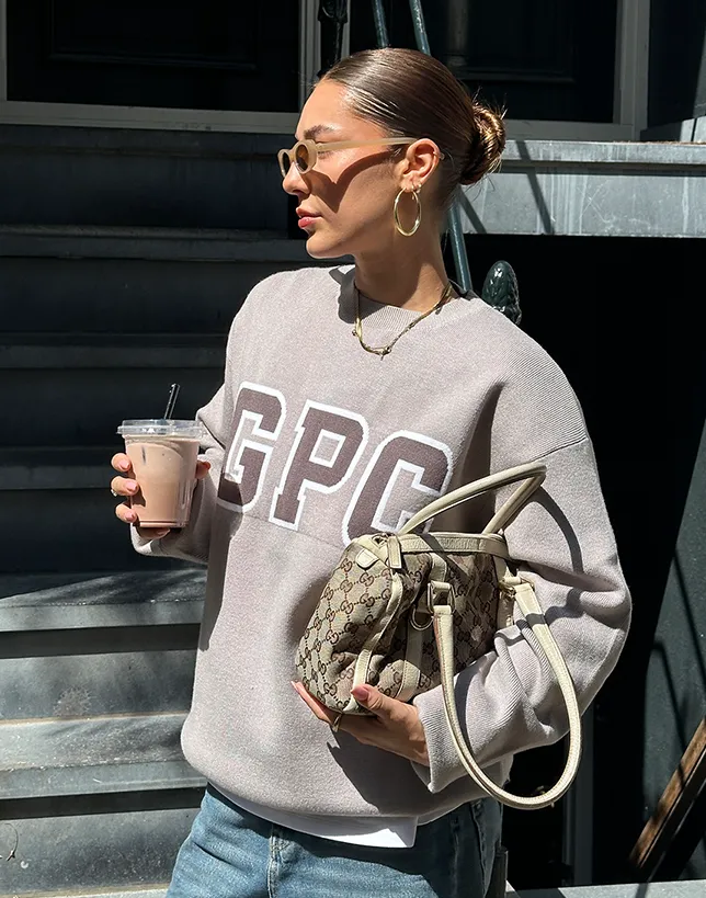 product clearance Knit Crew in Hazelnut