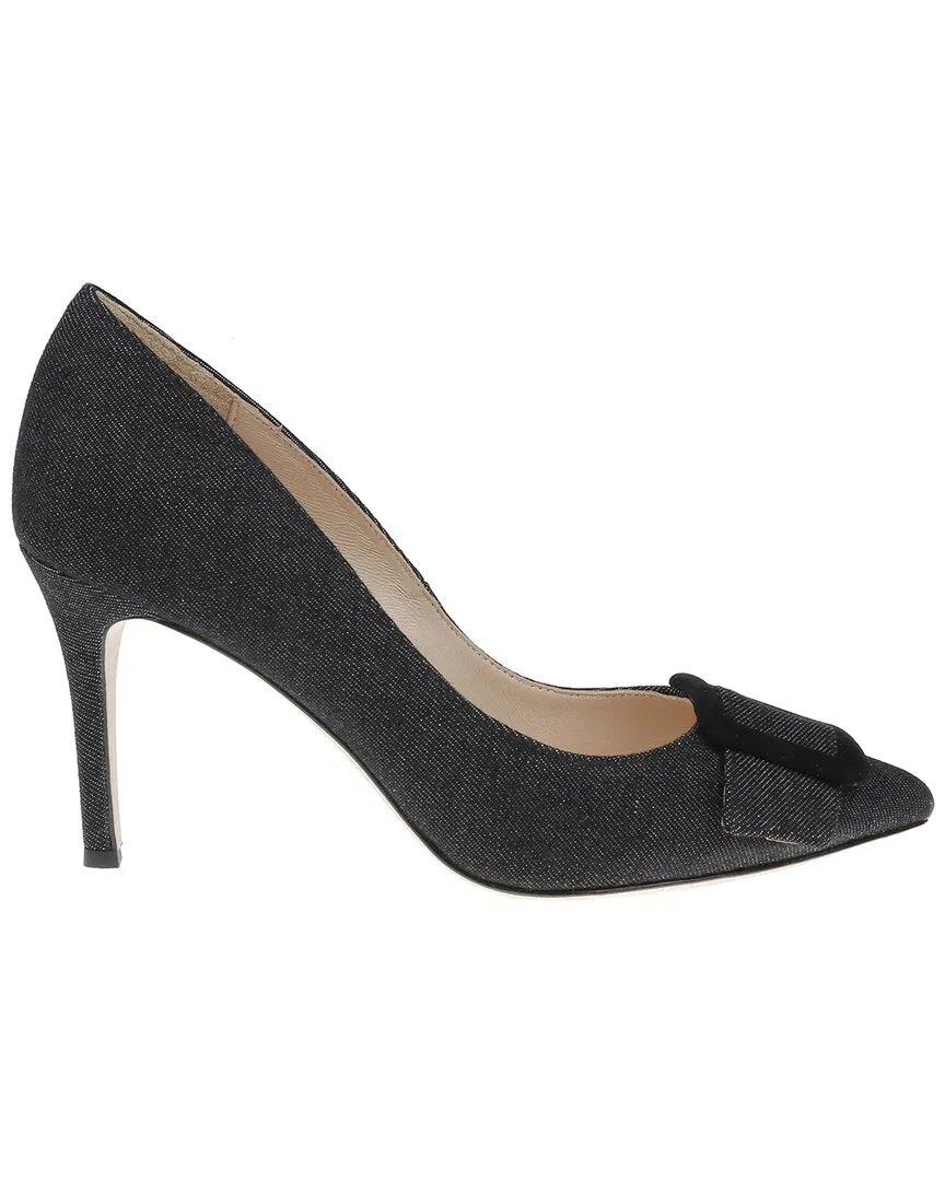 Evening Stilettos Casual High Heel Shoes L??AGENCE Helene Denim Pump