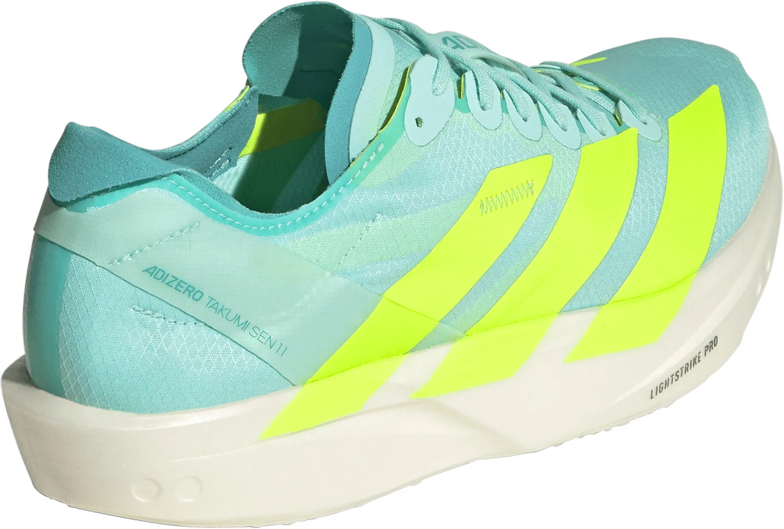 Anti Slip Interior asphalt shoes adidas Adizero Takumi Sen 11 Womens Running Shoes - Green