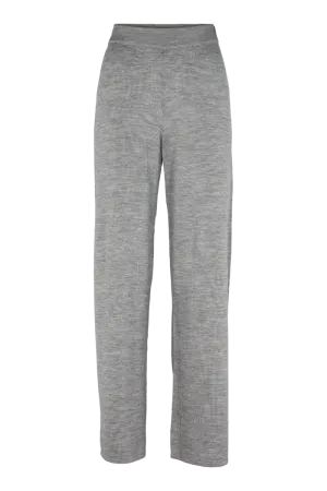 Thermal Lining Perfect Layer Vera Wide Pants - Light Grey Mel.