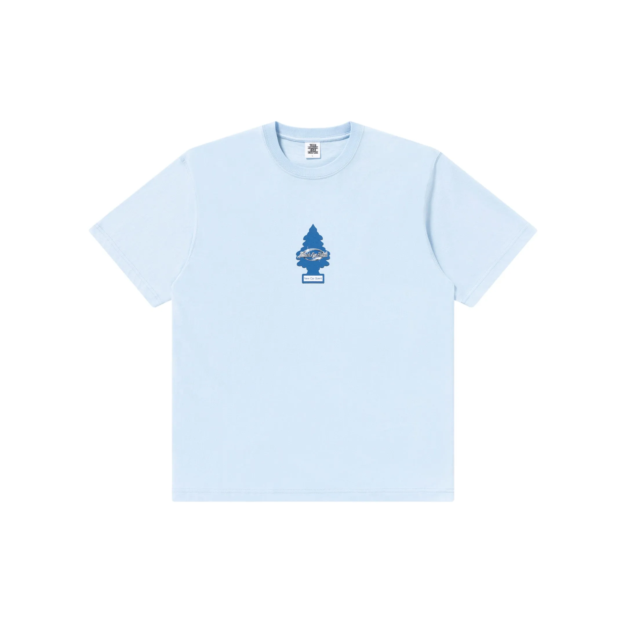 FRESH TREES LOGO TEE PASTEL BLUE StretchFabric