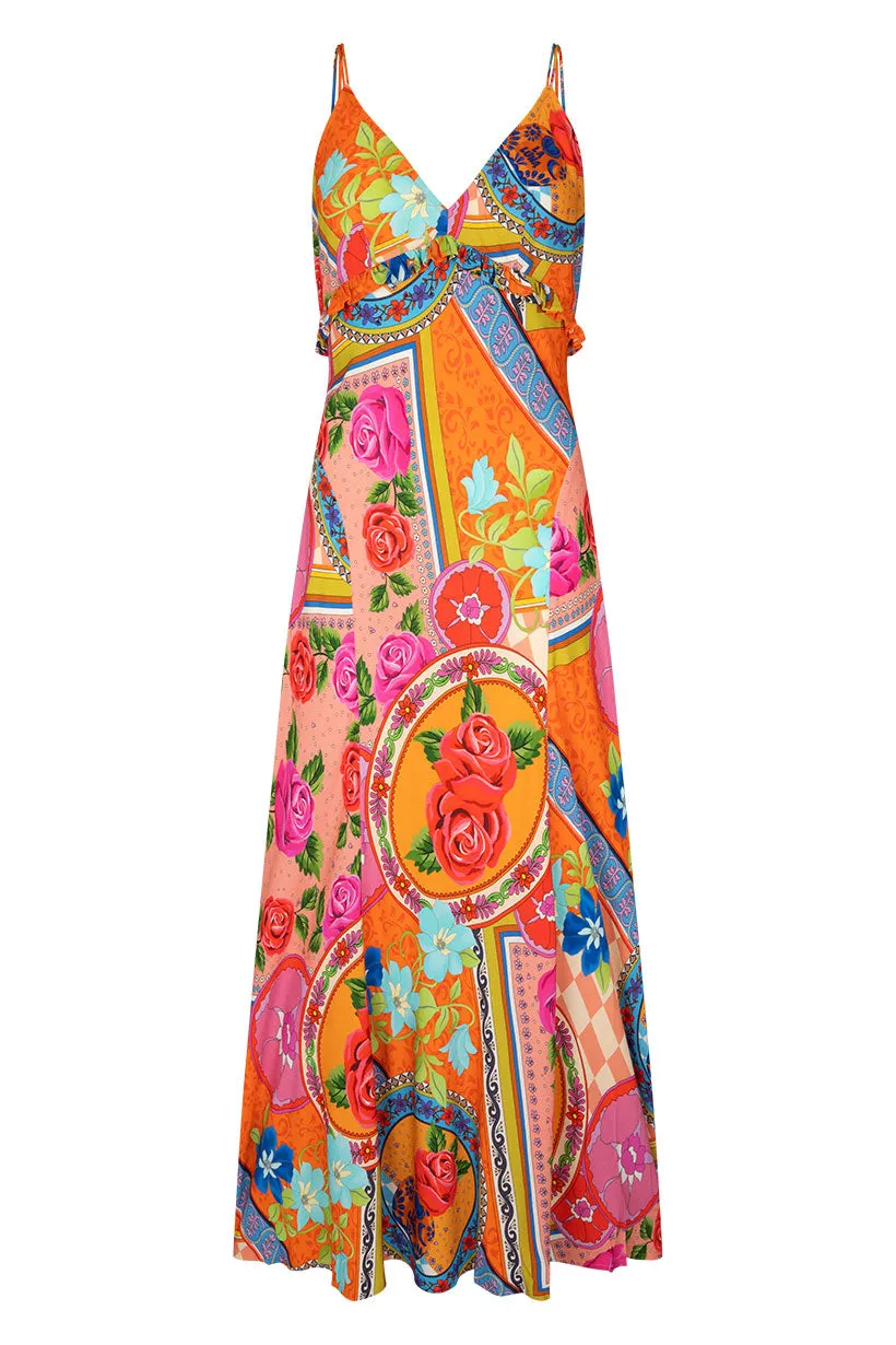 Aphrodite Bias Maxi Dress Bodycon-Fit Smile Glow