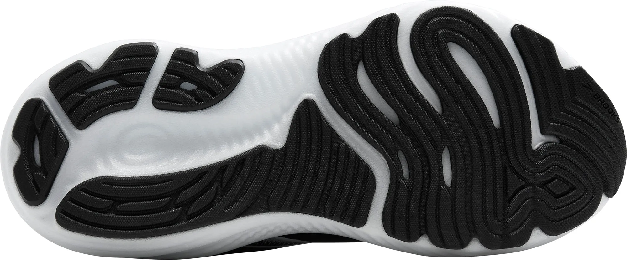 Abrasion Resistant Toe Guard adjustable lacing system Brooks Glycerin GTS 22 WIDE FIT Womens Running Shoes - Black