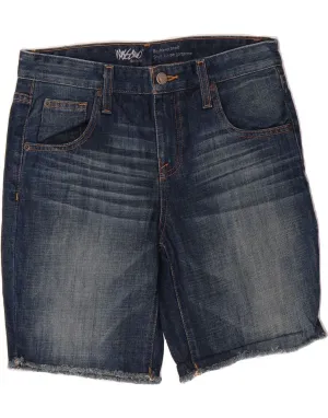 Multipocket Style MOSSIMO Womens Boyfriend Denim Shorts US 0 XS W25 Blue Cotton