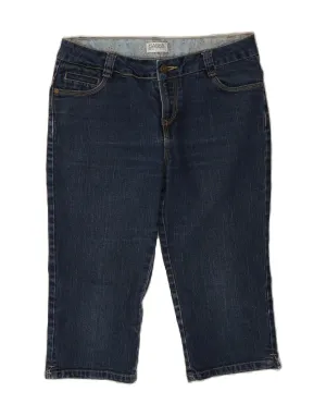 Non Irritating Seams SASHA Womens Bermuda Denim Shorts UK 12 Medium W30  Blue Cotton