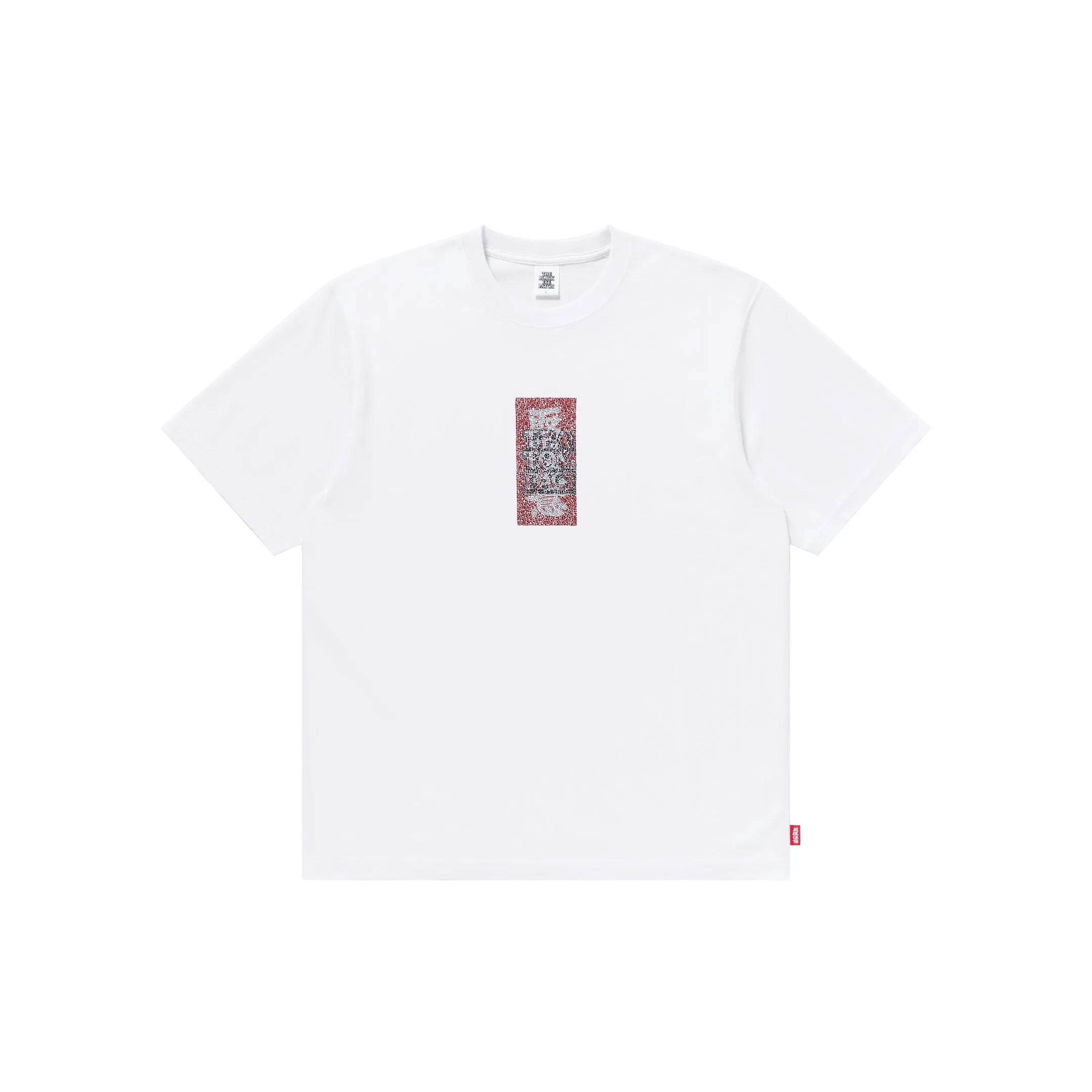 Breathable apparel Versatile Layer TEAM TOMODACHI HWC RHINESTONE TEE WHITE