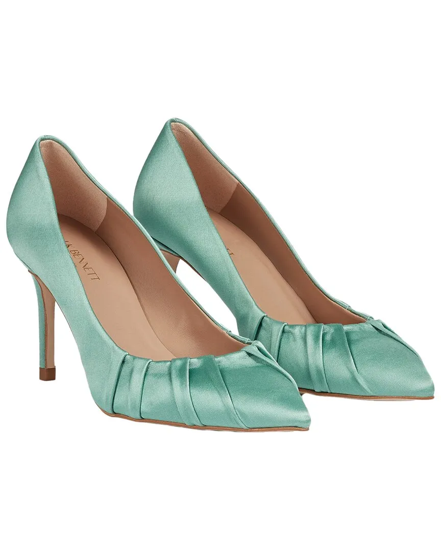 LK Bennett Florena Satin Closed Courts Travel Heels