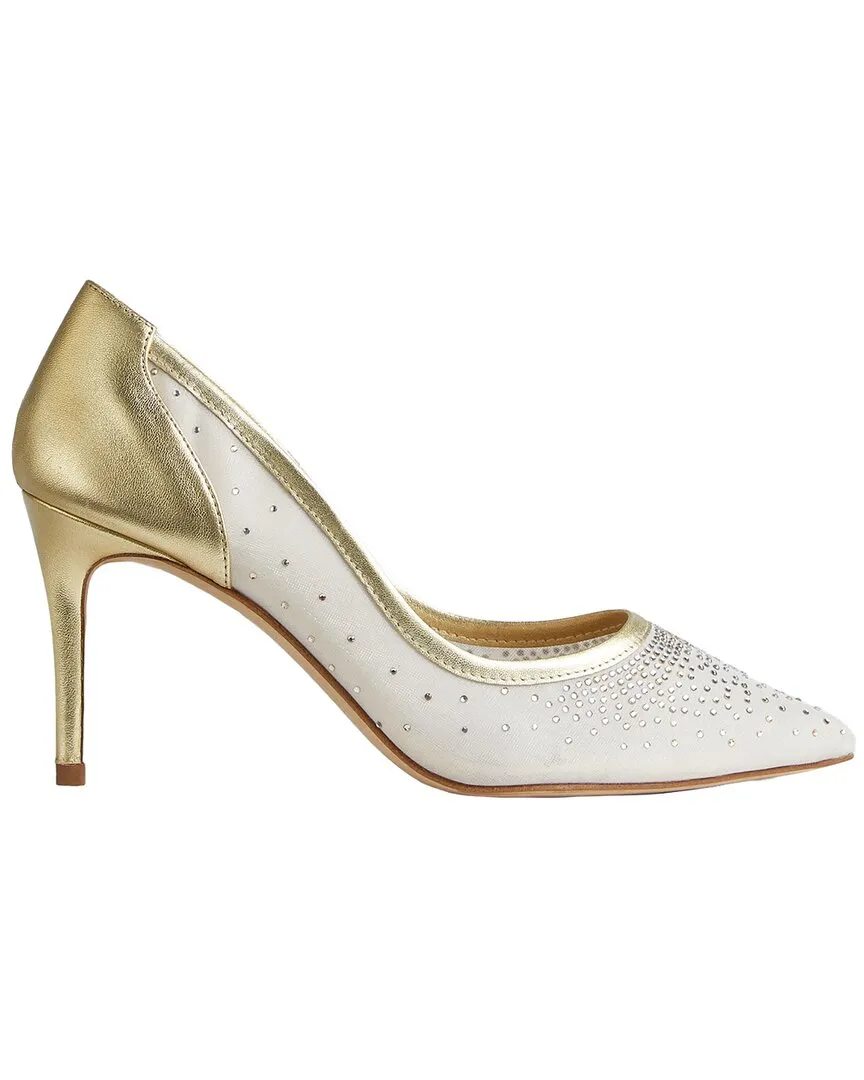 L.K.Bennett Liberty Leather-Trim Pump Lightweight Glow Up