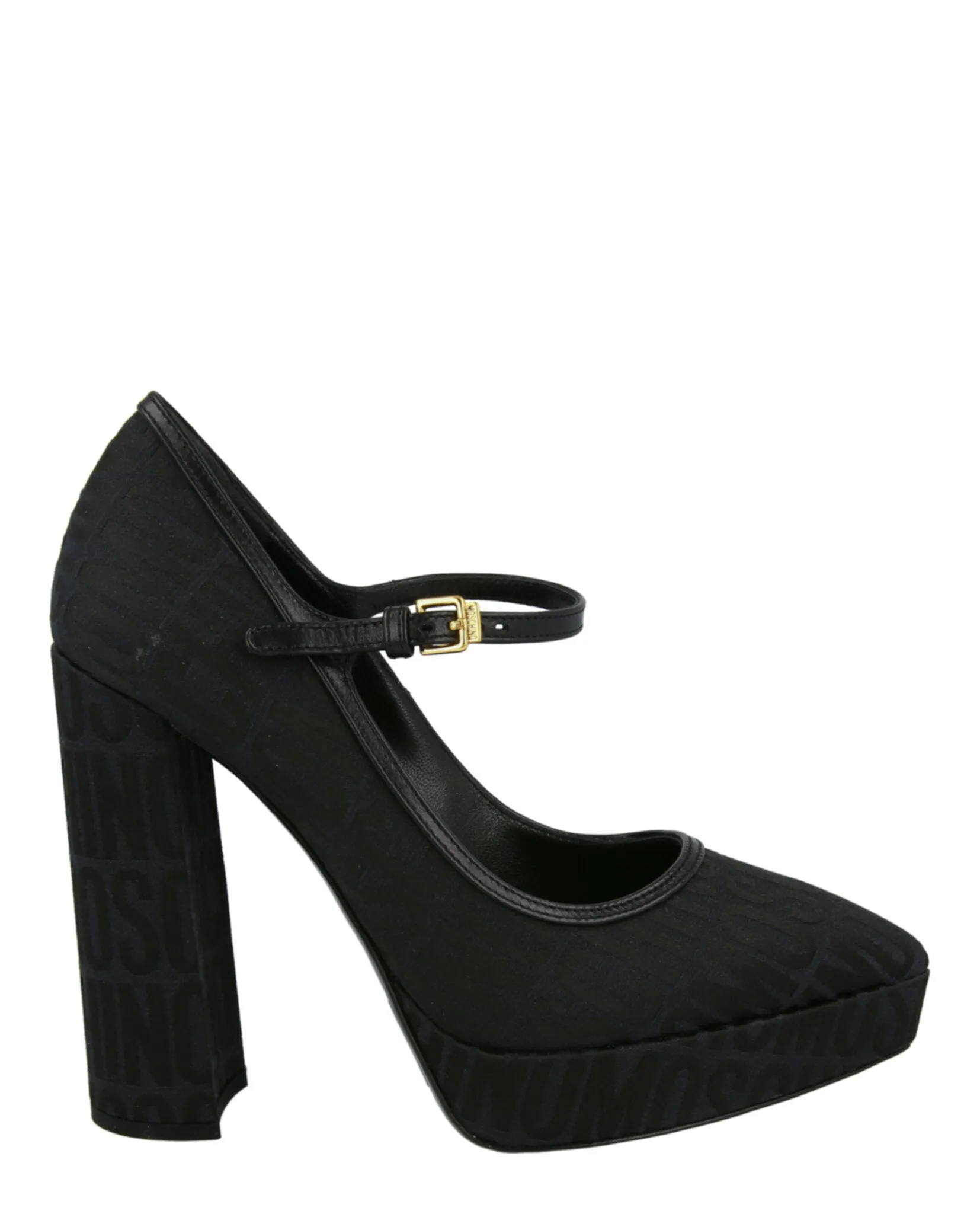 Logo Jacquard Mary Jane Pumps Summer Heels