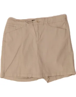 Modern Look Country Charm DOCKERS Womens Curvy Mid Rise Casual Shorts US 10 Large W34 Beige Cotton