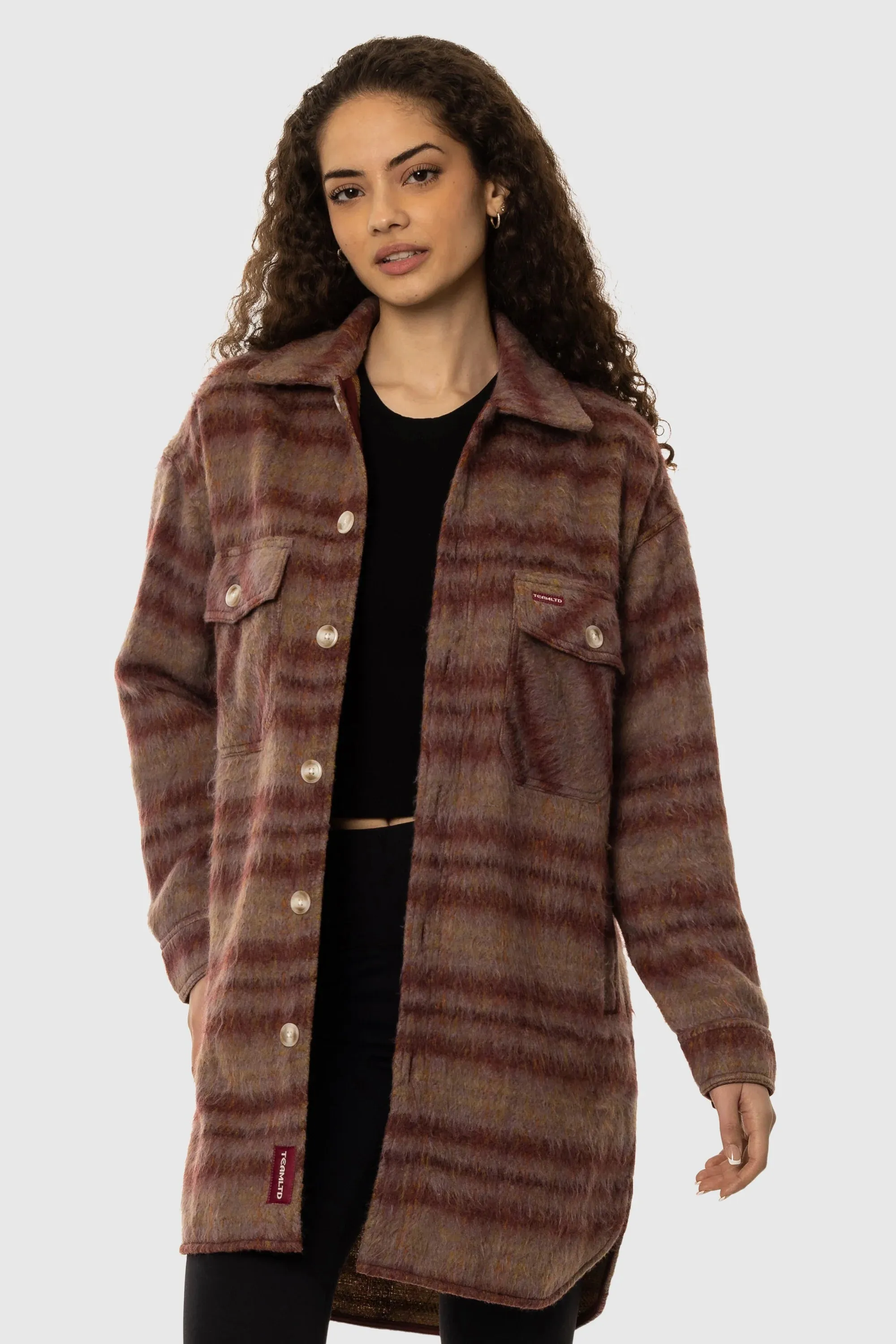 Long Shacket Weatherproof Seams