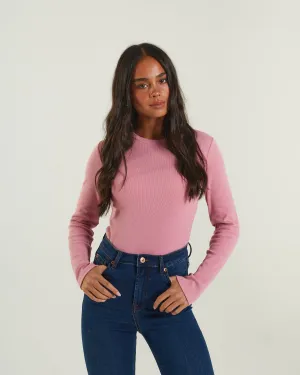 Lorelei Bodysuit Pink Cozy Pajamas Comfy Fashion