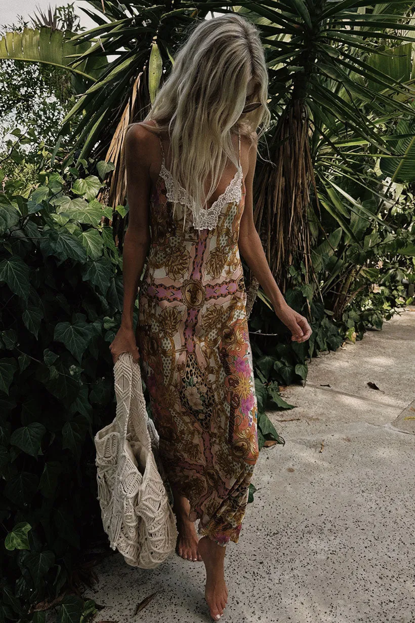 Lovers & Dreamers Strappy Maxi Dress Light Layers