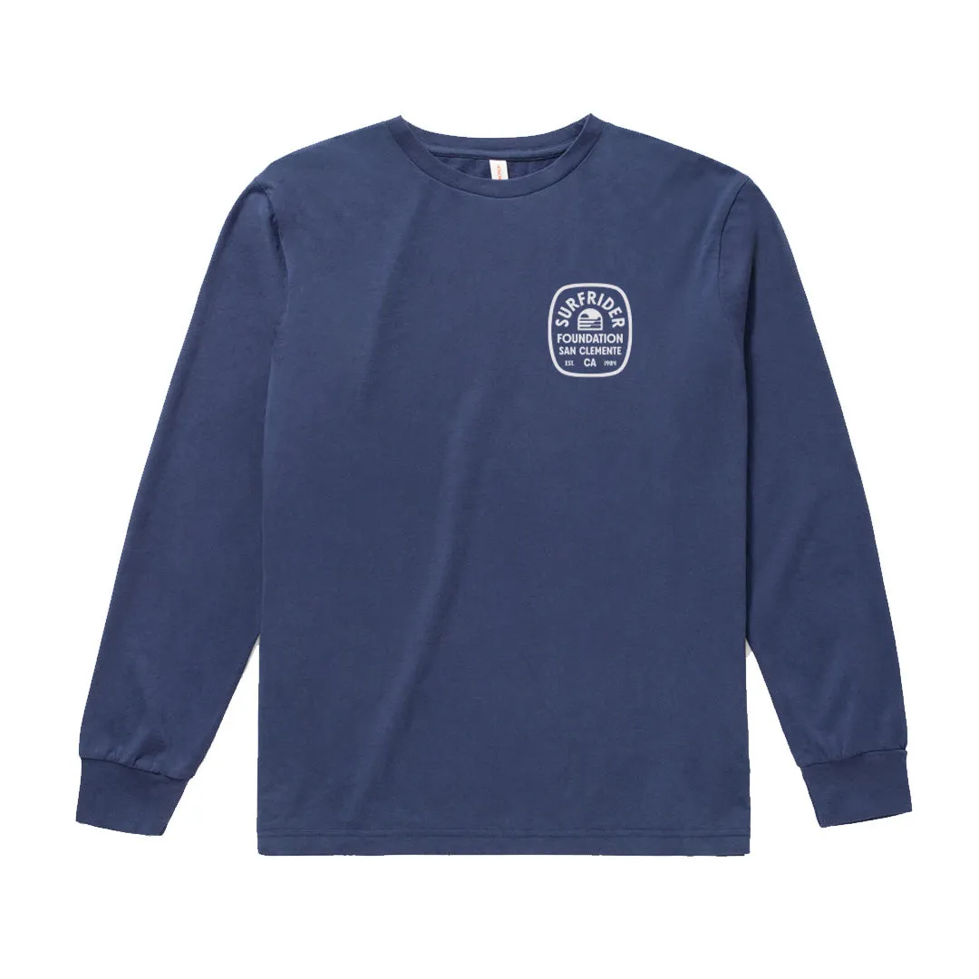 Retro Badge Long Sleeve Tee Comfortable Layering
