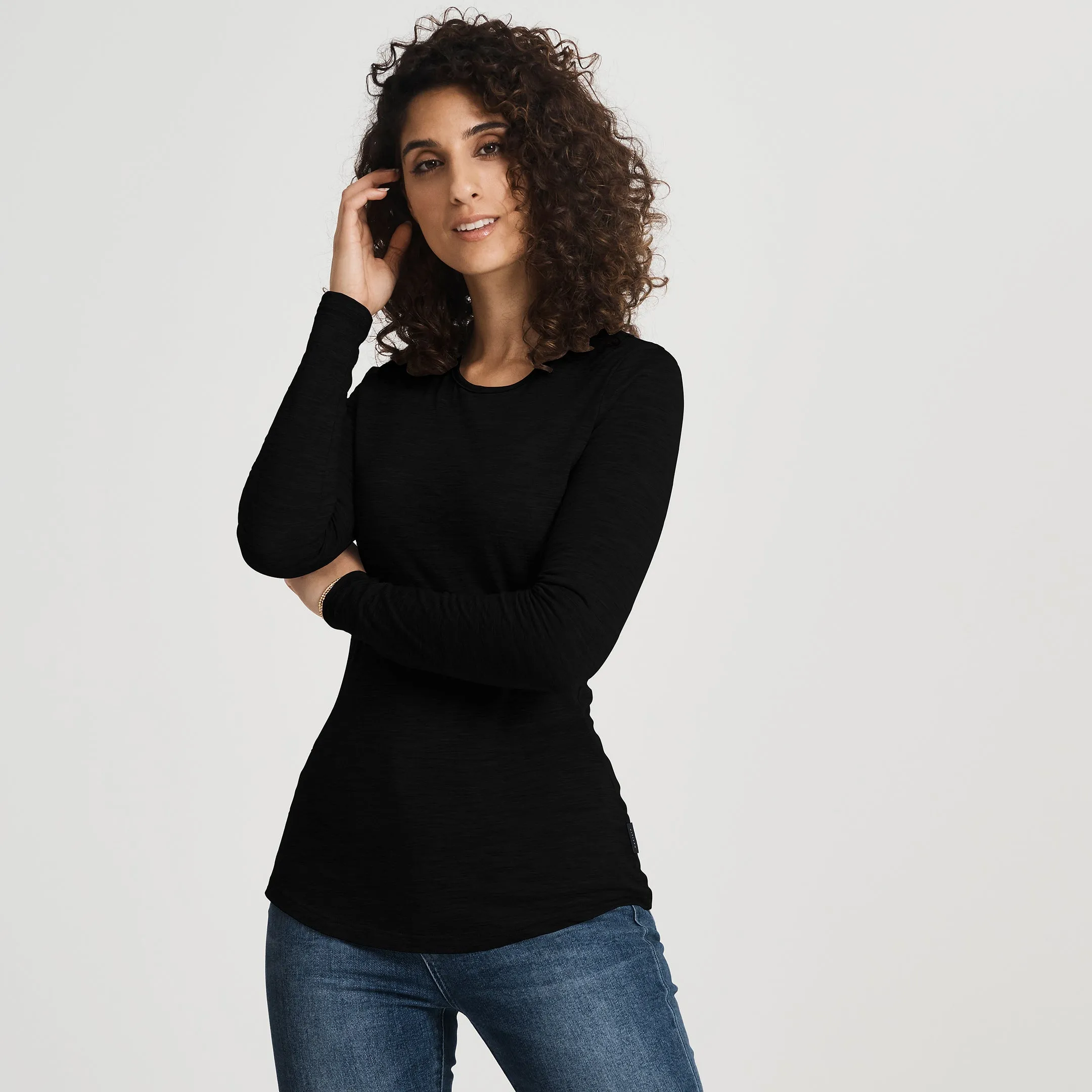 Merino LS Crew Tee Relax Trend