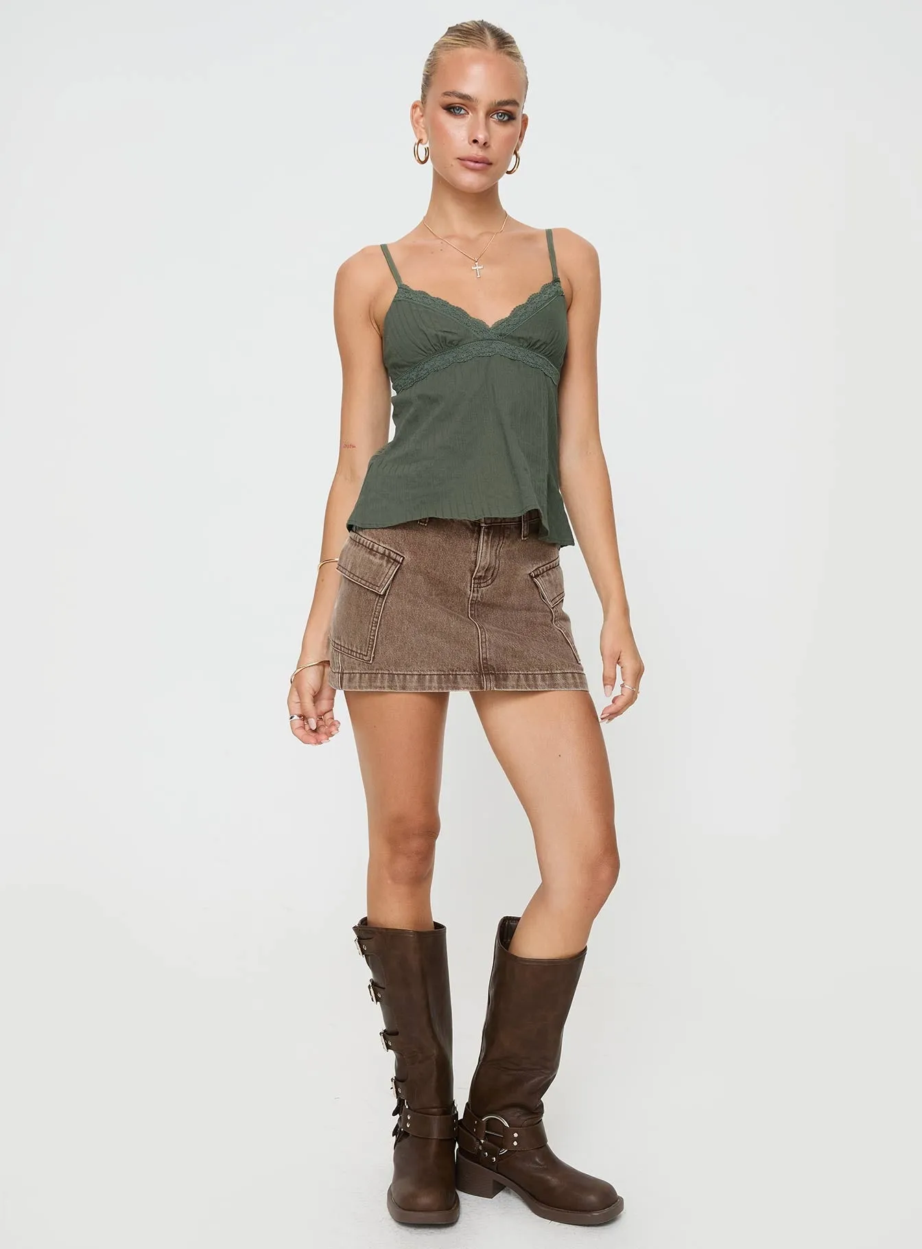 Lunya Top Green Breathable Construction