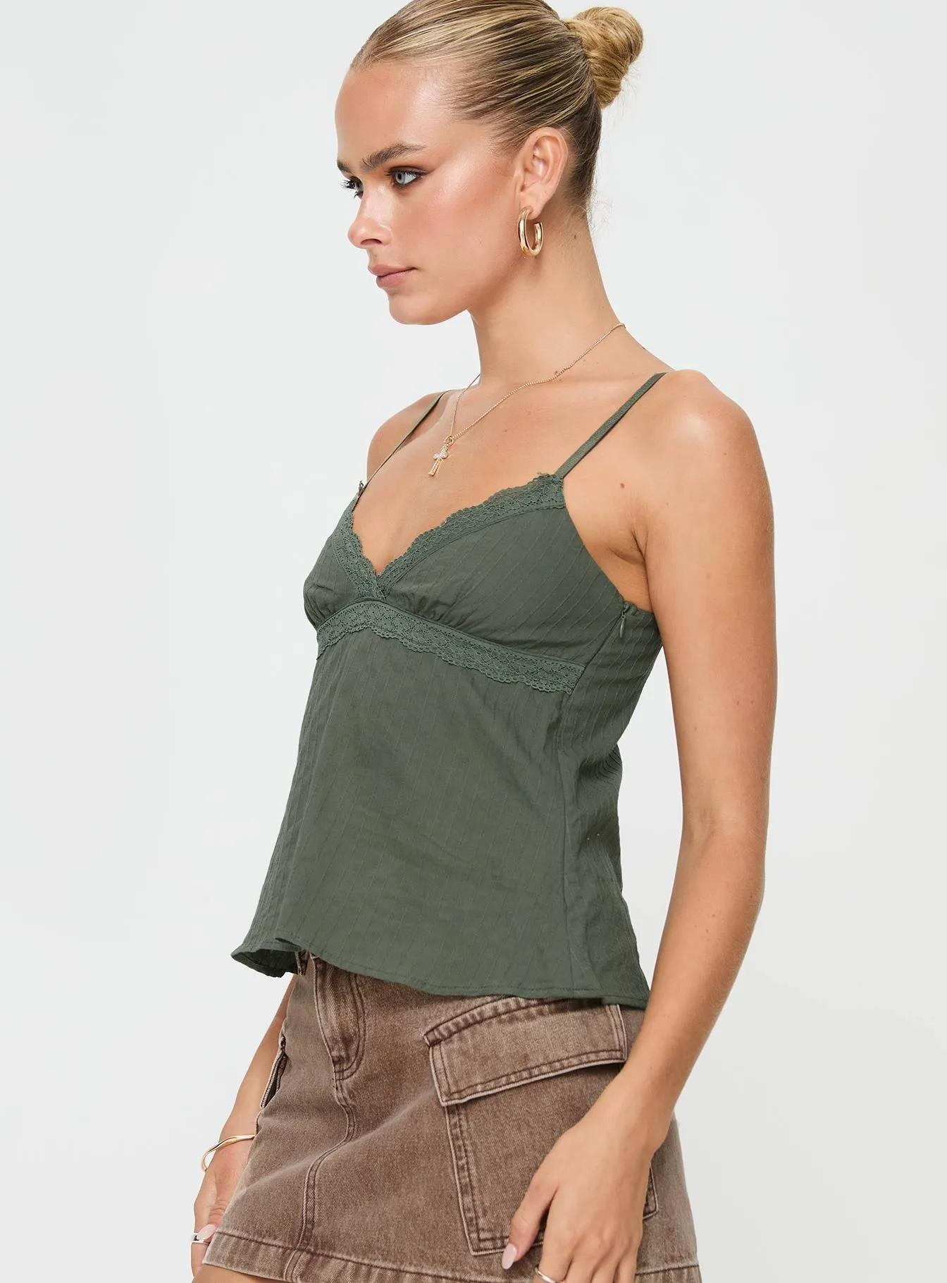 high - visibility Lunya Top Green
