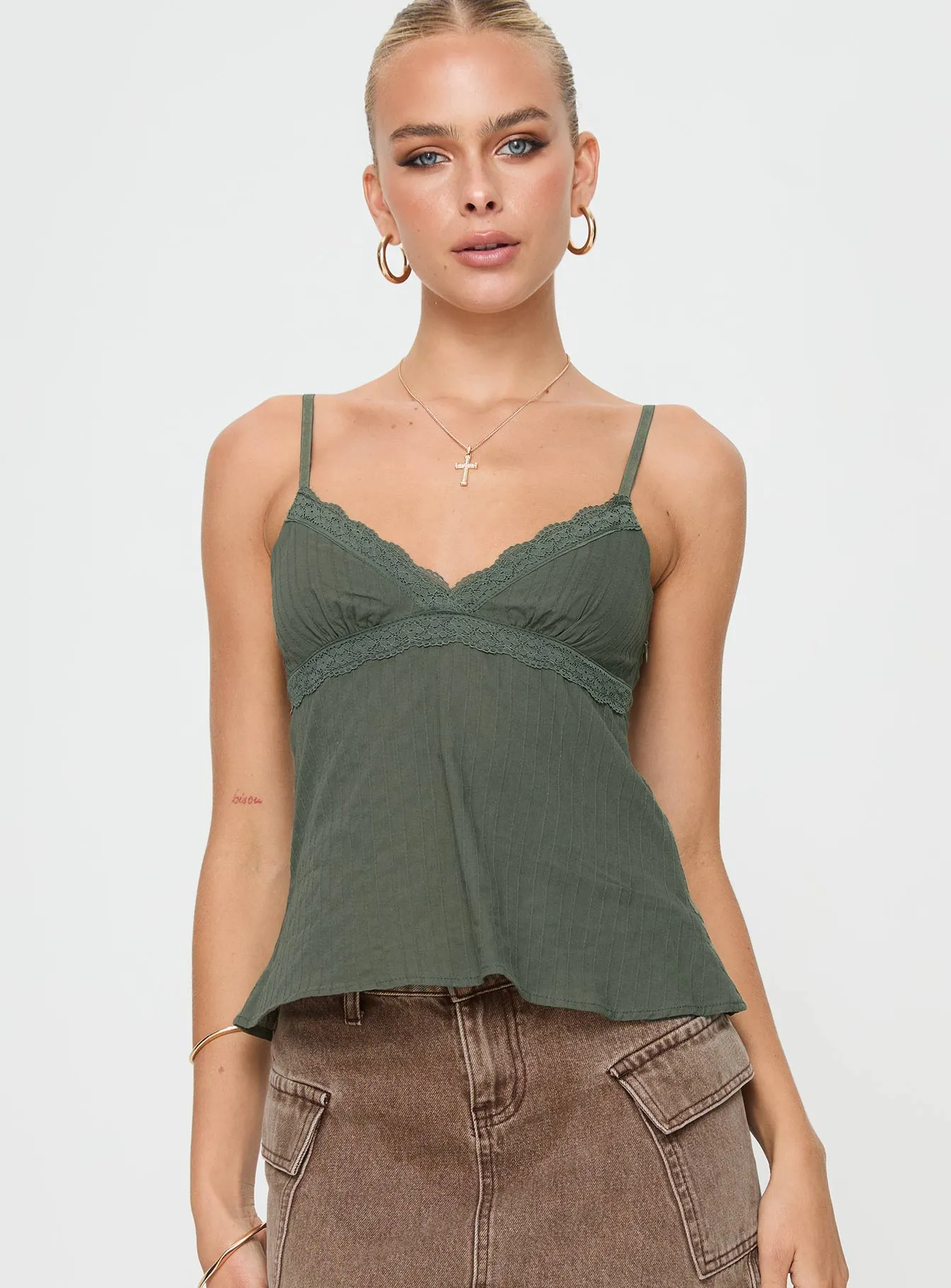 Motion Enhanced Lunya Top Green