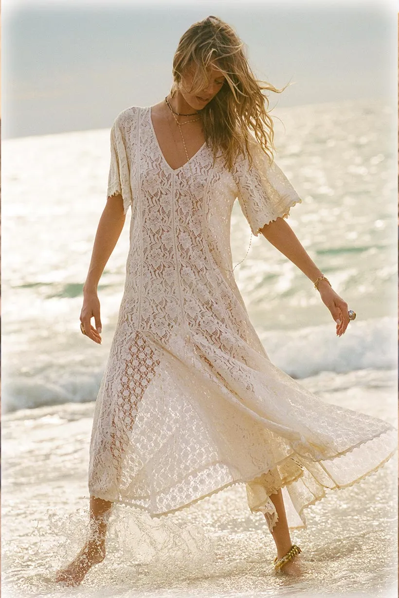 Perfect Day-to-Night Smart Comfort Lux Lisbon Lace Handkerchief Dress