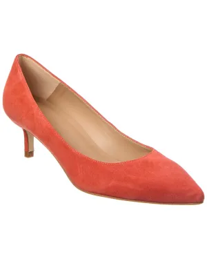 LK Bennett Audrey Suede Closed Courts Luxe Heeled Sandals Fashion Ready