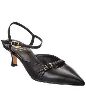 M by Bruno Magli Roma Leather Pump High Quality Shoes