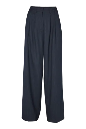Moisture Lock Technology Rubberized Hem Marjorie Pants - Navy