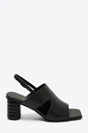 Kang Heels In Black Leather Statement Heels Fashionable Boots