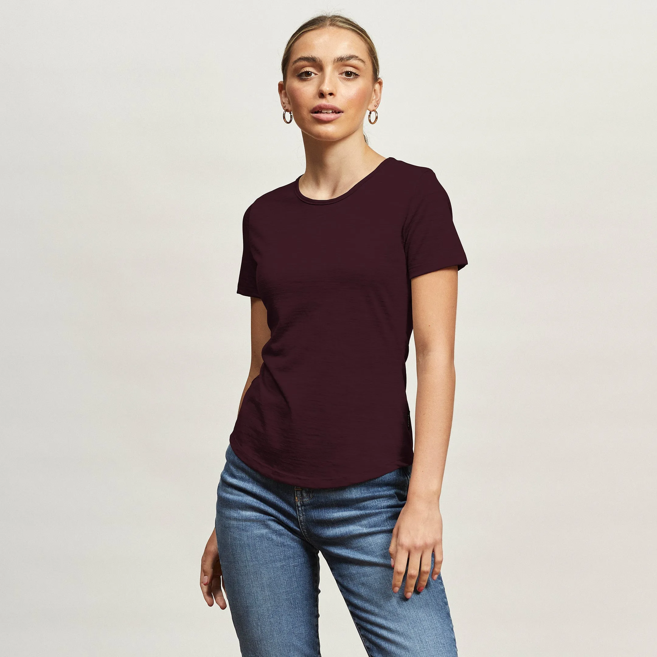 Merino Crew Tee Urban Fit Slim Silhouette